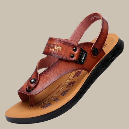 Sandalias Hombre Clásicas con Hebilla Metálica - Vestiria