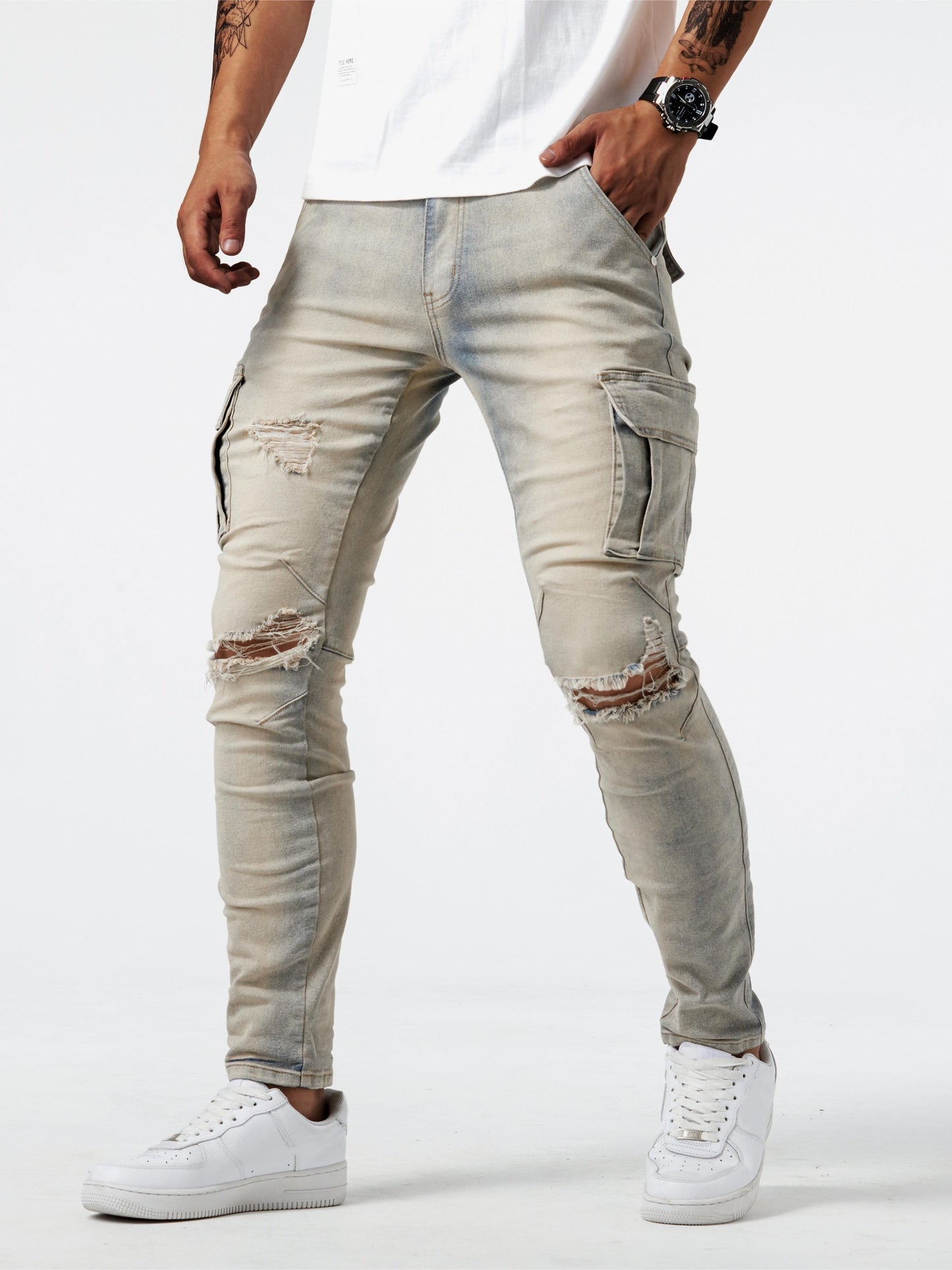 Pantalones Chinos Estrechos Urbanos