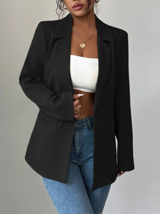 Chaquetilla Clásica de Mujer con Cuello de Solapa - Vestiria
