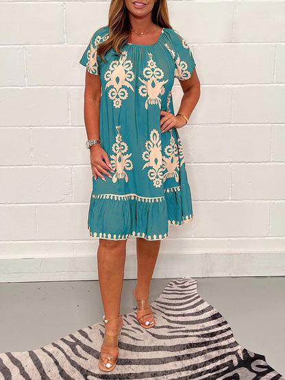 Vestido Verano Elegante Escote V