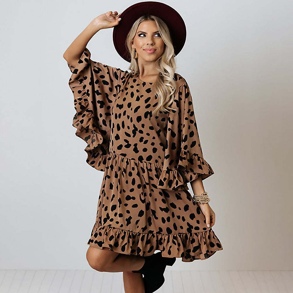 Vestido Boho Florado Corto Mujer