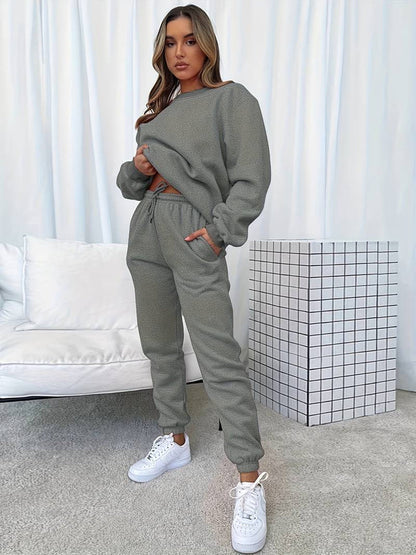 Pantalón y sudadera deportiva mujer cómoda