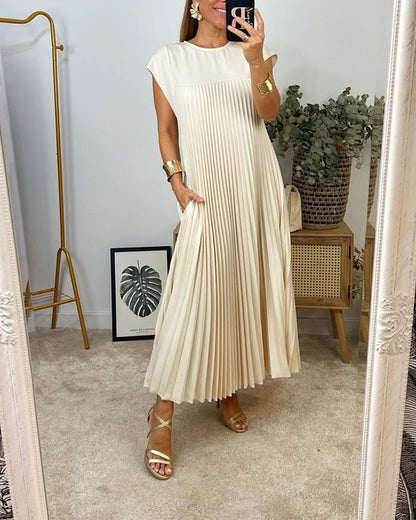 Vestido Sencillo Verano Manga Corta