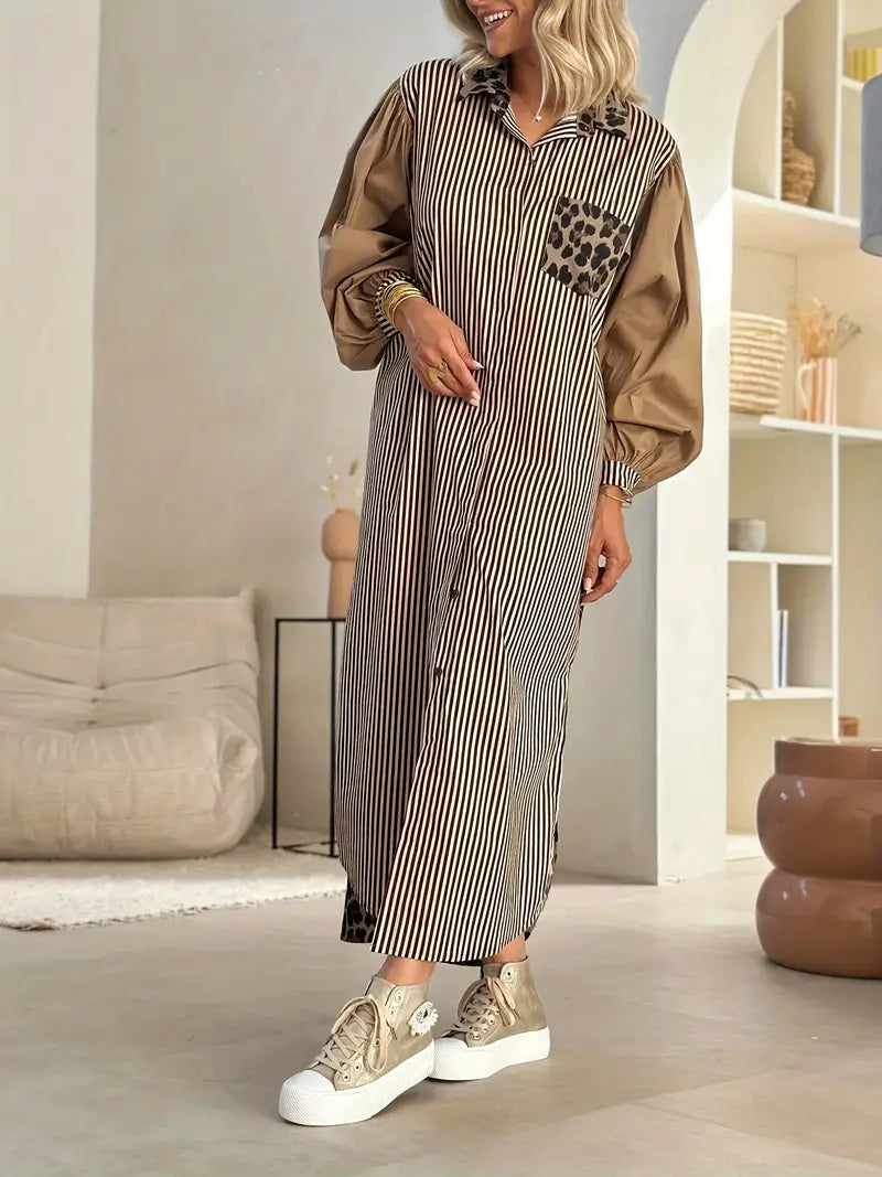 Vestido ligero con tiras de botones - Vestiria