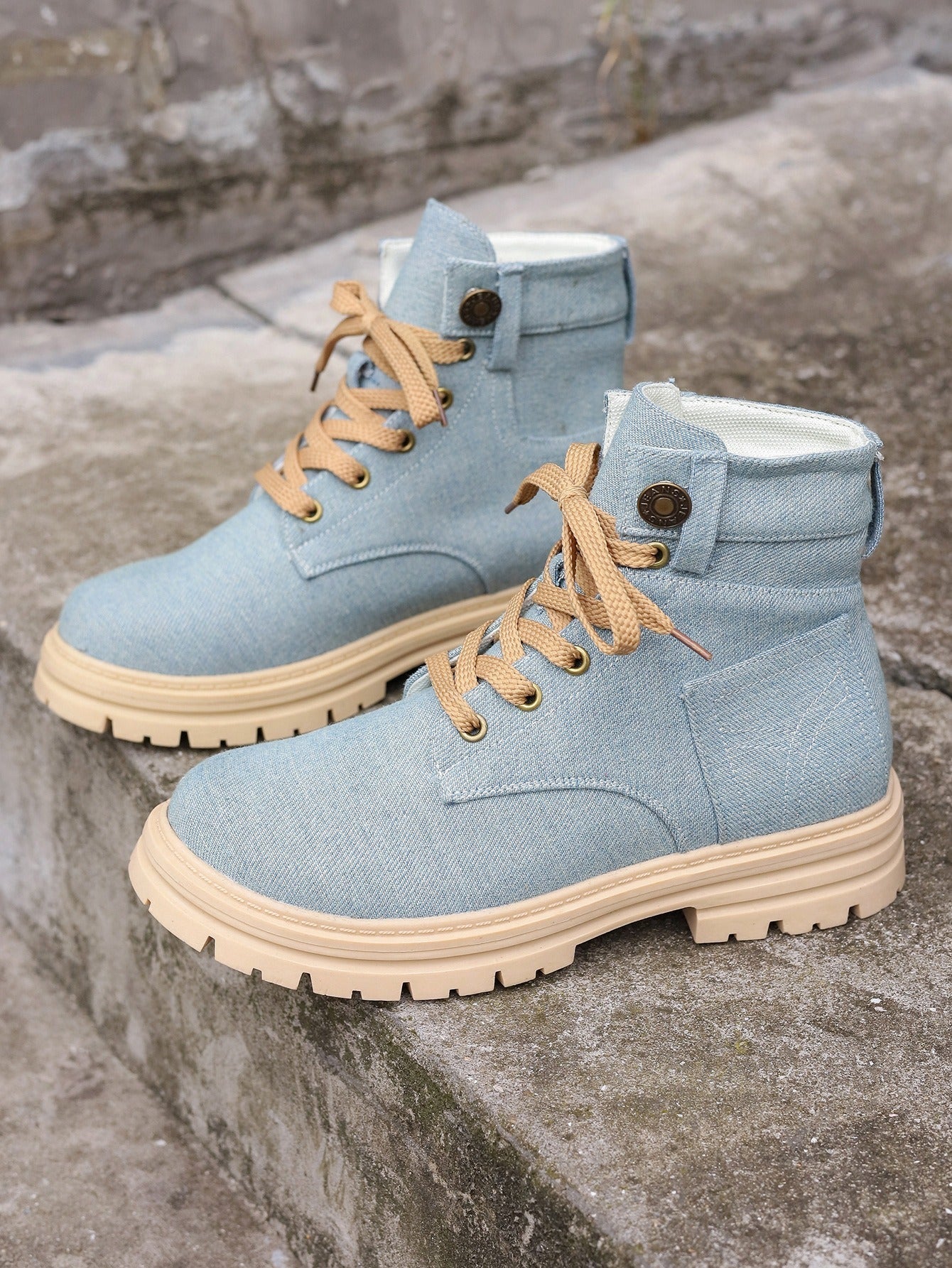Botas Mujer Deportivas Lona Urbana Estilo Casual - Vestiria