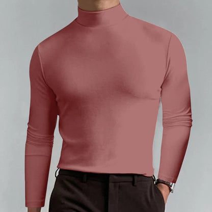 Camisa Manga Larga Cuello Alto Estilosa