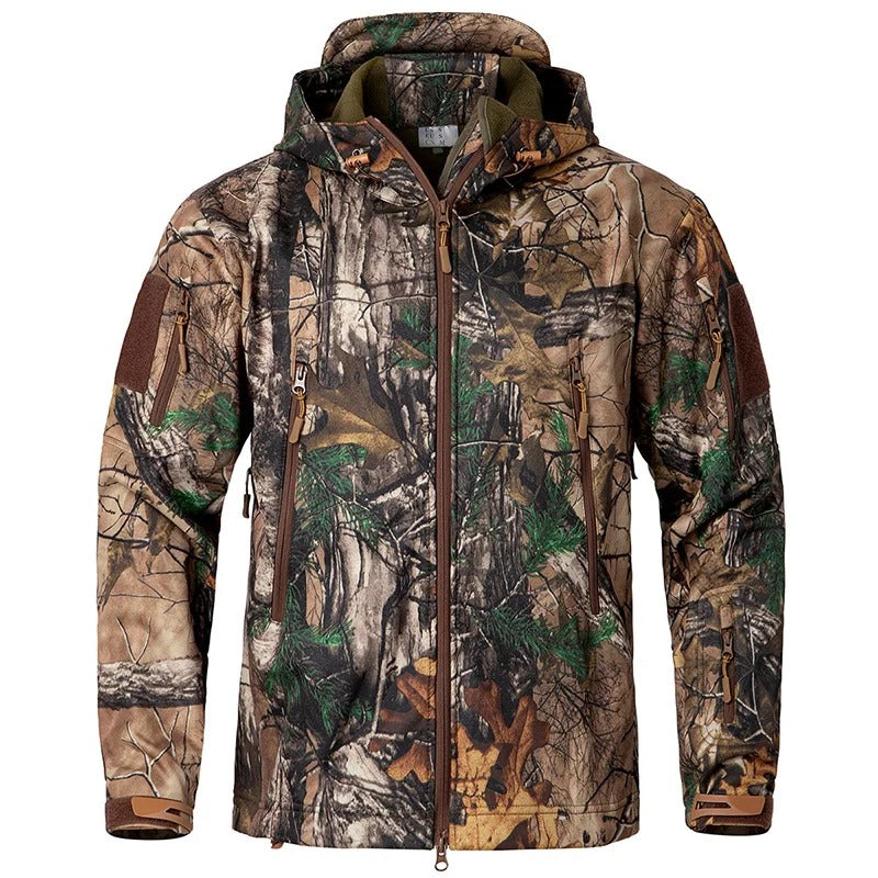 Chaqueta Impermeable Camuflaje Hombre