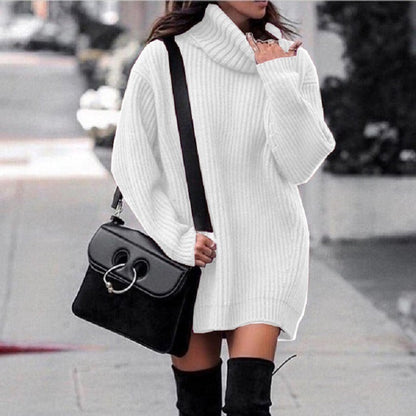 Vestido Mujer Jersey Cálido Invierno