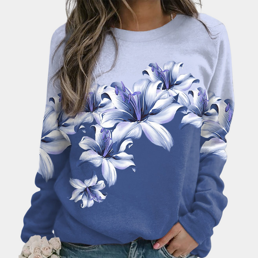 Sudadera Floral Mujer Estilo Boho - Vestiria