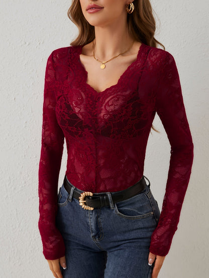 Vestido ceñido de lentejuelas con mangas largas mujer