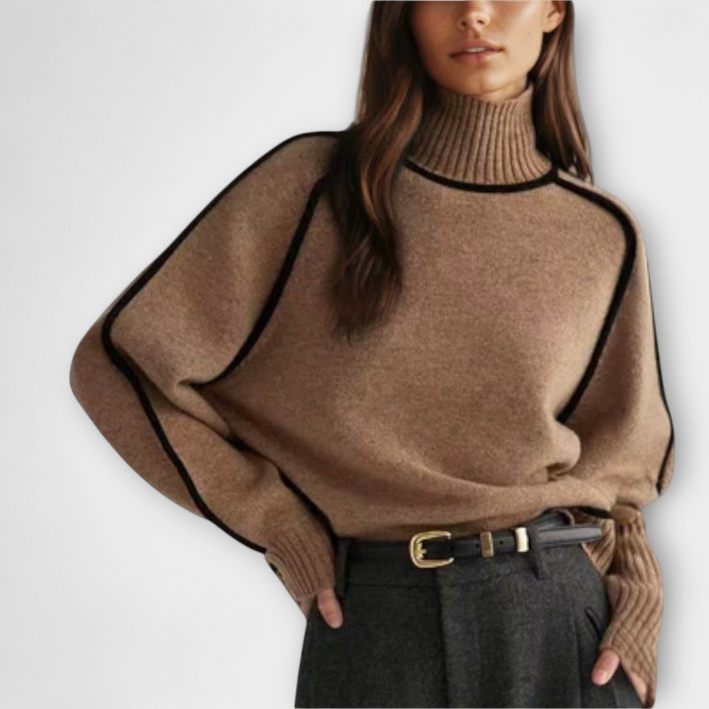 Sudadera Mujer Invierno Cuello Alto Abrigo