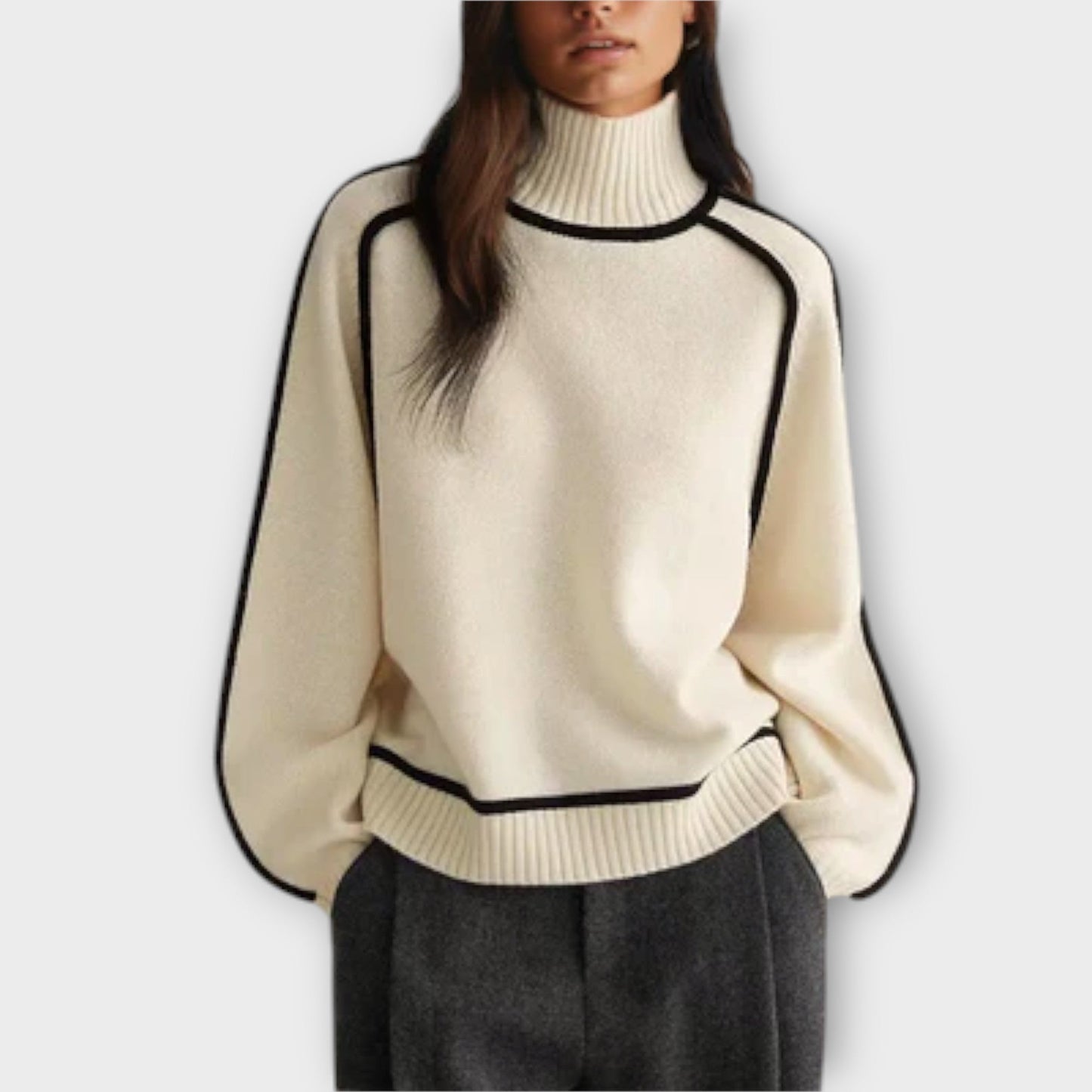 Sudadera Mujer Invierno Cuello Alto Abrigo