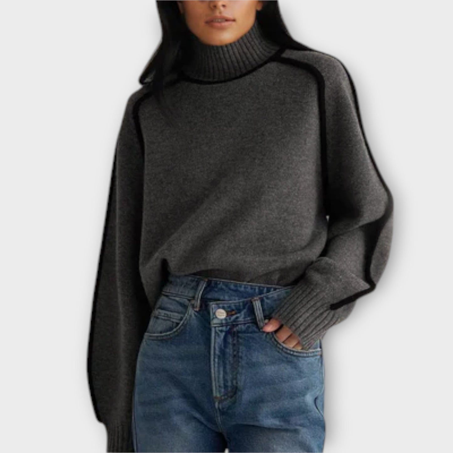 Sudadera Mujer Invierno Cuello Alto Abrigo