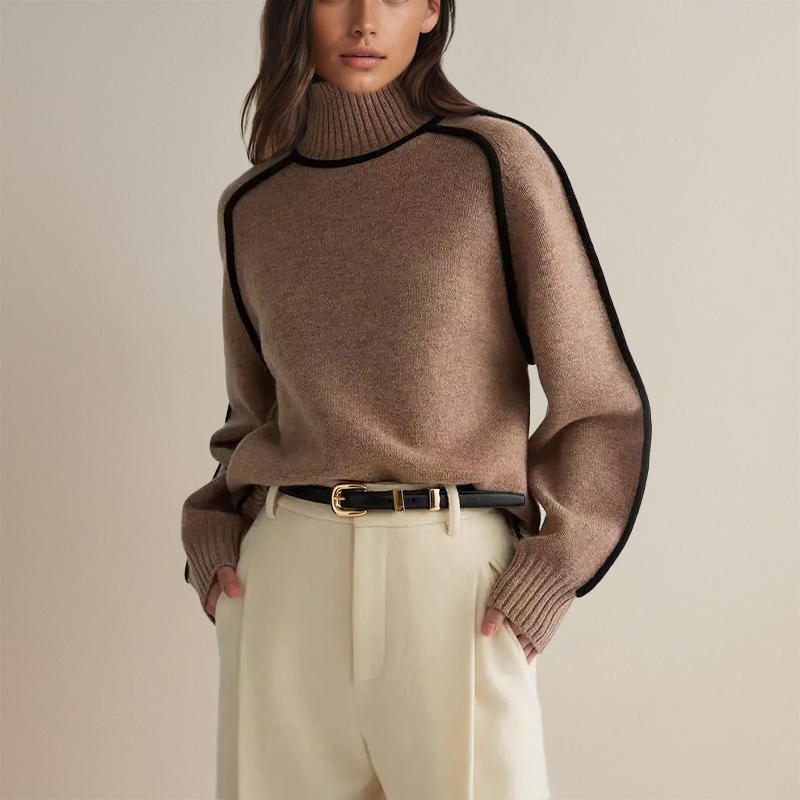 Jersey Cuello Alto Suave y Cálido