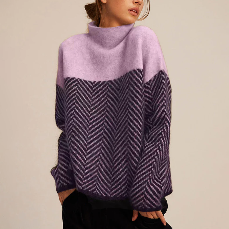 Jersey Invierno Mujer Grande Cuello Alto