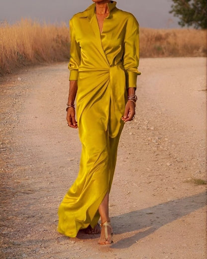 Vestido Elegante Mujer Estilo Clásico