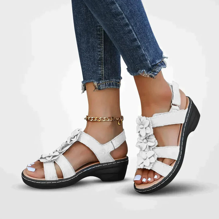 Sandalias Mujer Verano Florales Cómodas