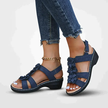 Sandalias Mujer Verano Florales Cómodas