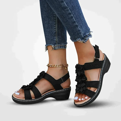 Sandalias Mujer Verano Florales Cómodas