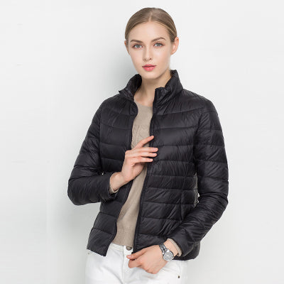 Abrigo Invierno Mujer Acolchado Cálido Mangas Largas