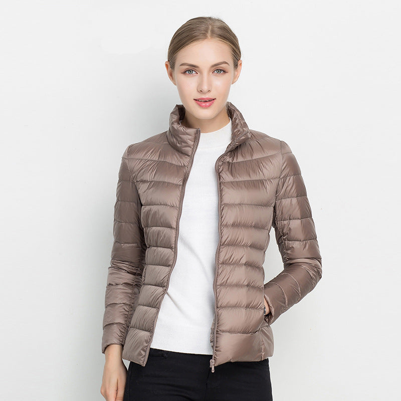 Abrigo Invierno Mujer Acolchado Cálido Mangas Largas