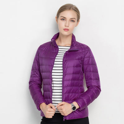 Abrigo Invierno Mujer Acolchado Cálido Mangas Largas