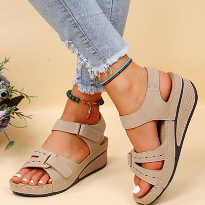 Sandalias cómodas mujer estilo clásico con soporte ortopédico