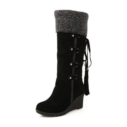 Botas Mujer Cuña Pelo Invierno