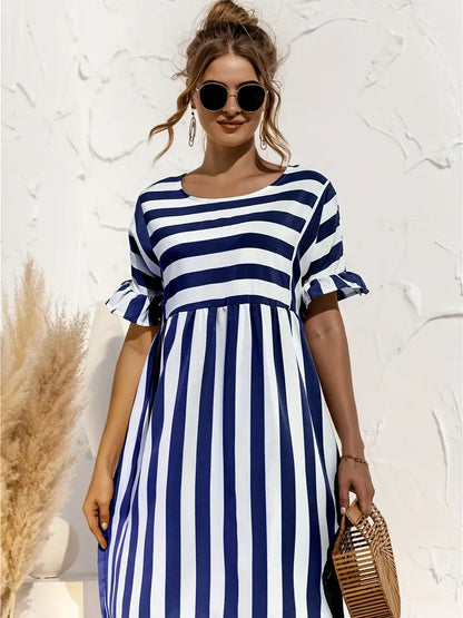 Vestido Chic Náutico Mujer