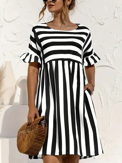 Vestido Chic Náutico Mujer