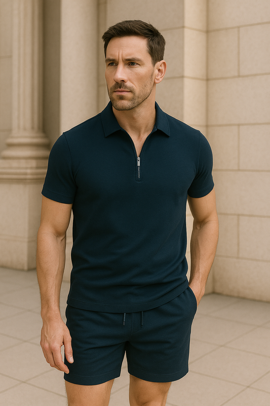 Conjunto Verano Hombre: Camiseta + Pantalón Corto Deportivo - Vestiria