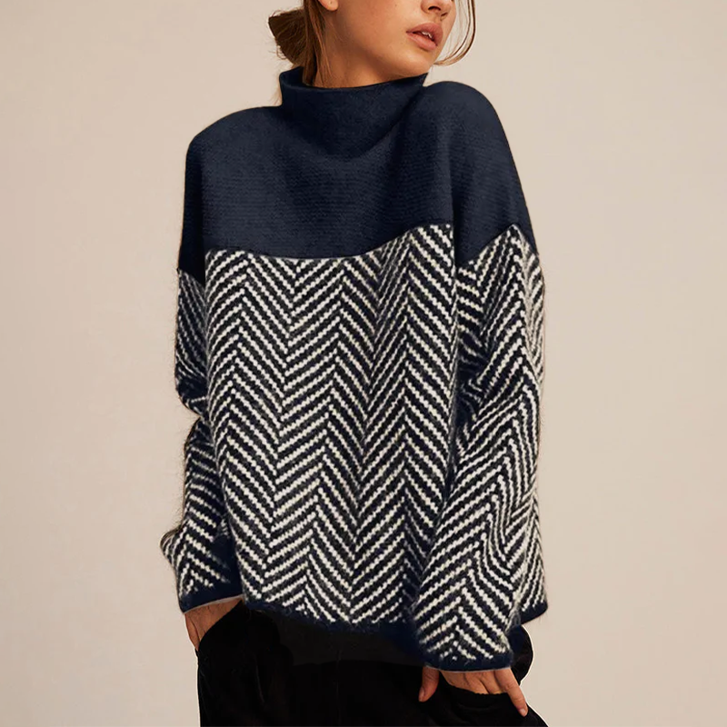 Jersey Invierno Mujer Grande Cuello Alto