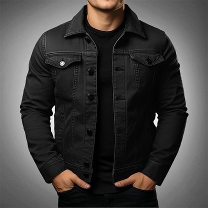 Chaqueta Cuero Motera Clásica