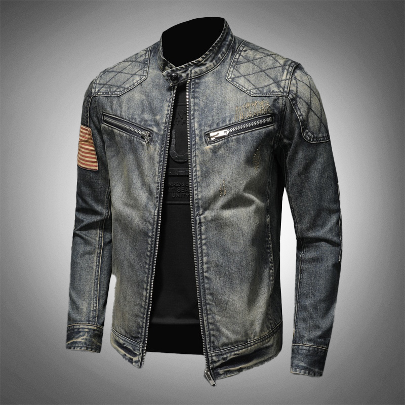 Chaqueta Vaquera Clásica Desgastada - Vestiria