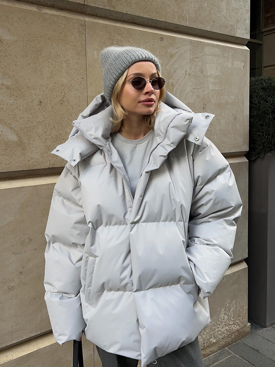 Chaqueta Invierno Acolchada Mujer Impermeable