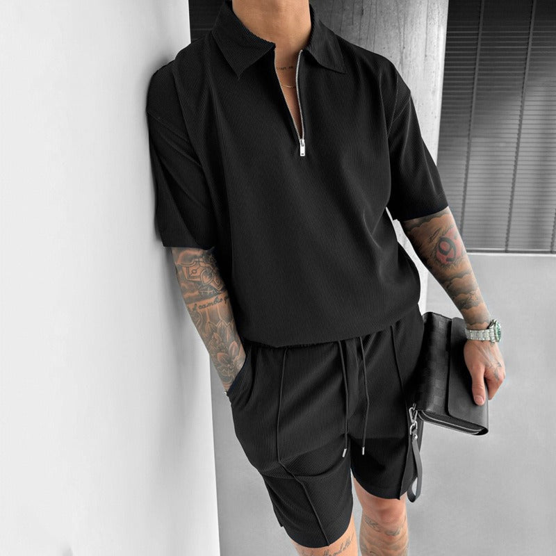 Chaquetón Hombre Cremallera Deportivo Ajustado - Vestiria