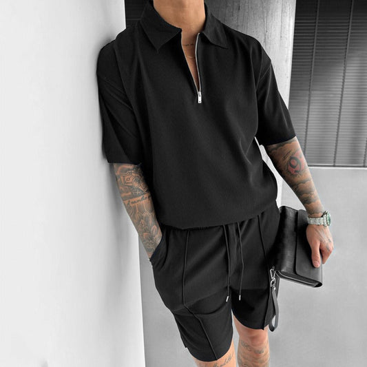 Chaquetón Hombre Cremallera Deportivo Ajustado - Vestiria