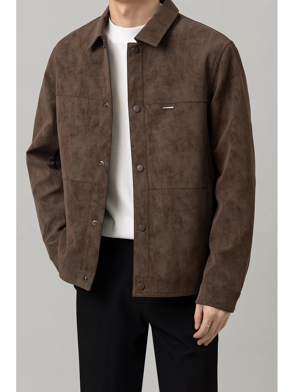 Chaqueta Hombre Piel Sintética Elegante - Vestiria