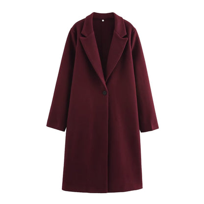 Chaquetón Mujer Elegante Clásico Largo