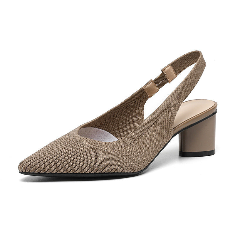 Zapatos de Tacón Alto con Tira Trasera Elegantes