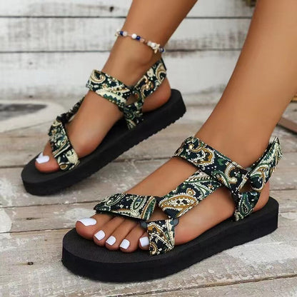 Sandalias de Playa Mujer Estilo Boho Cómodas Verano