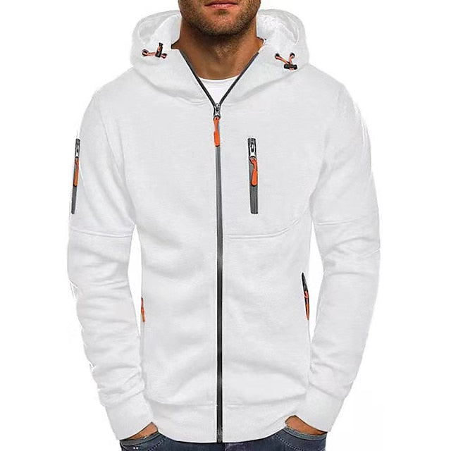 Chaqueta Hombre Impermeable con Capucha y Bolsas - Vestiria