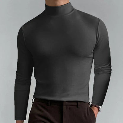 Camisa Manga Larga Cuello Alto Estilosa