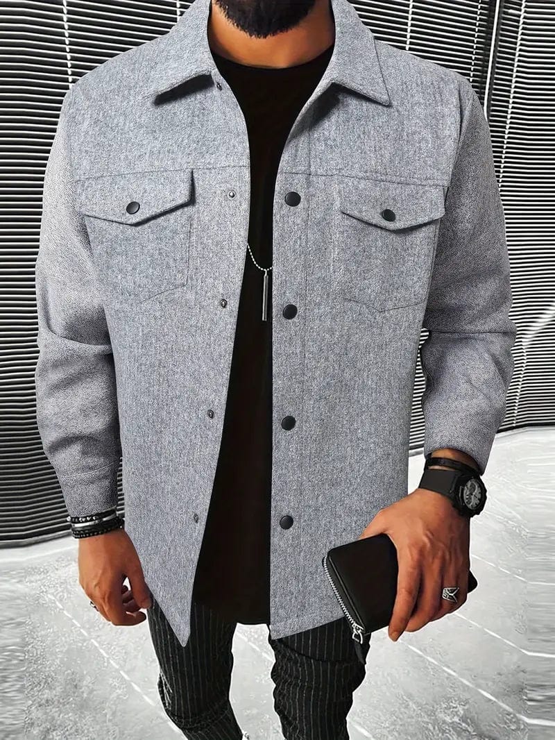 Chaqueta Hombre Clásica Cremallera