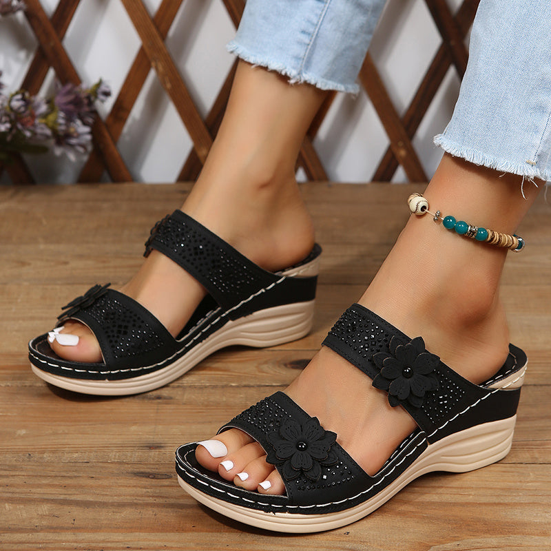 Sandalias de tacón alto cómodas y elegantes para mujer