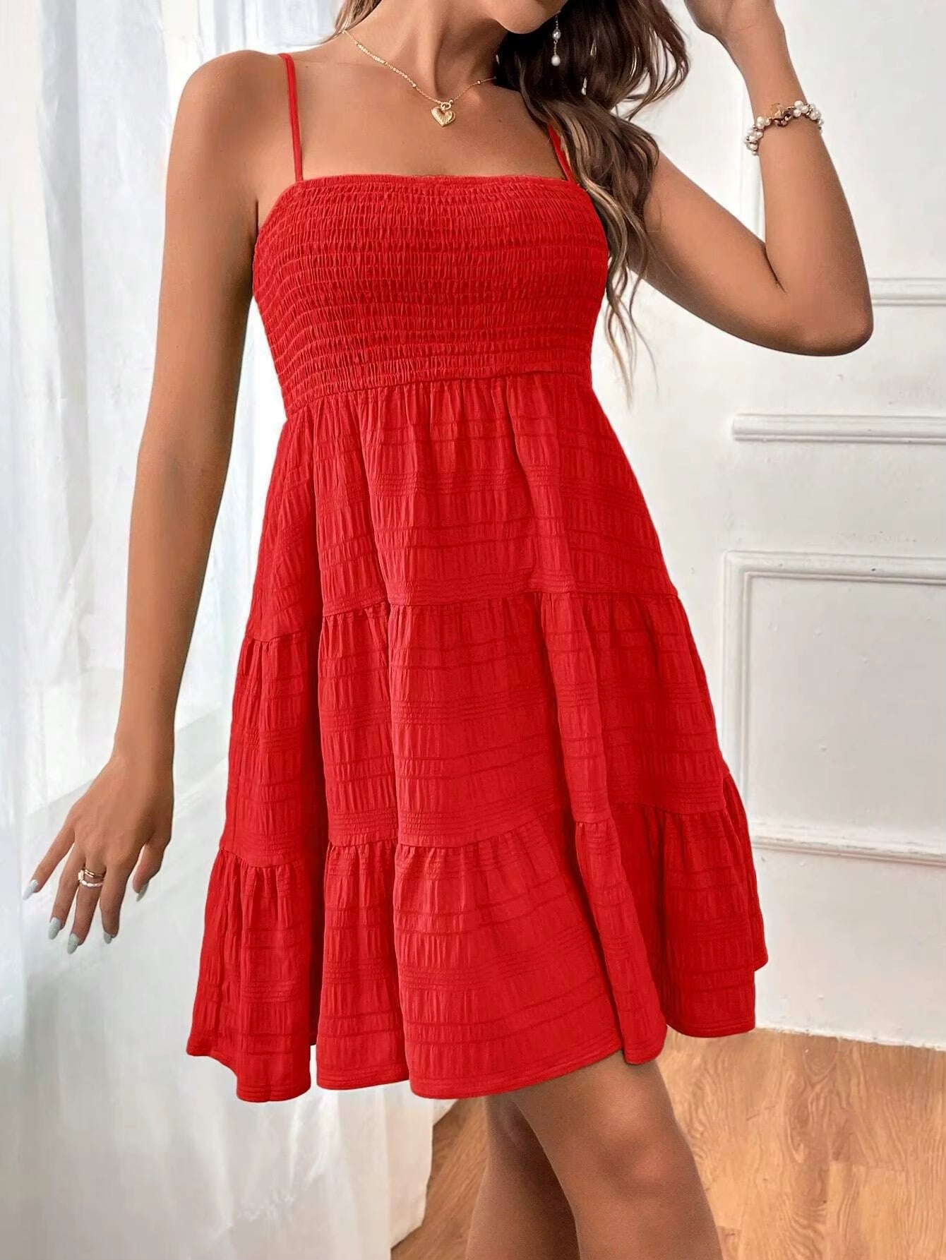Vestido Fiesta Mujer Sin Mangas Colorido