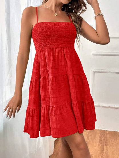 Vestido Fiesta Mujer Sin Mangas Colorido