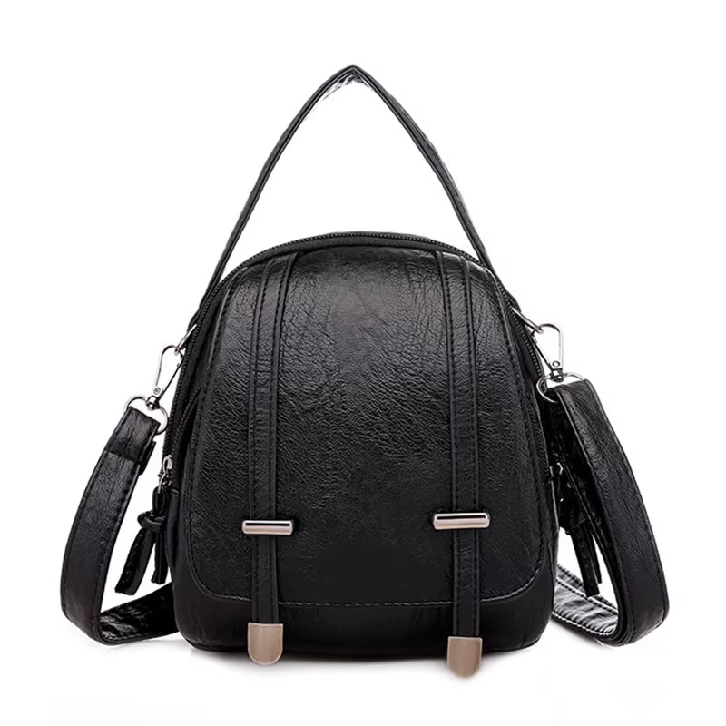 Bolso Bandolera Mujer Cuero Clásico Elegante
