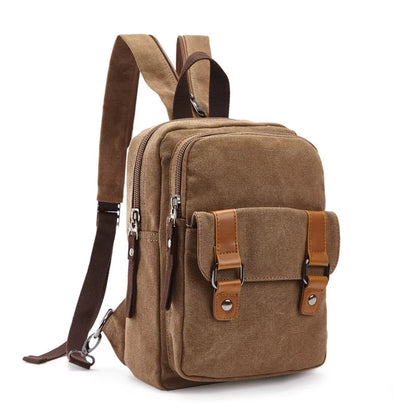 Mochila Bandolera Unisex Estilo Retro