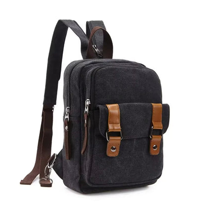 Mochila Bandolera Unisex Estilo Retro